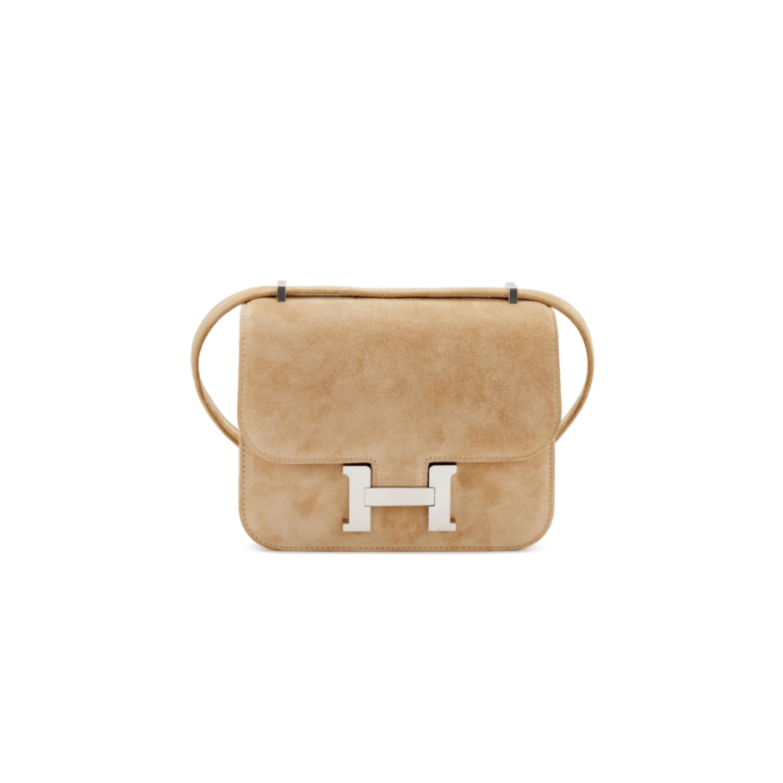 H**me5 master constance 18 beige veau doblis suede palladium hardware (18*15*4cm)